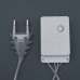 Гирлянда электрич. LED Нить с насадками Фонарик сетка 4 м, ПВХ, 220V, 20 LED, мульти