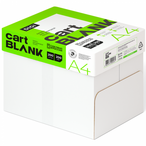 Бумага   A4, 200г/м 200л Cartblank Digi