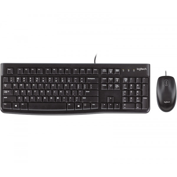 комп. клавиатура+мышь проводные MK120 Logitech