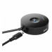 комп. Hub Baseus Round box HUB adapter Type-C to USB3.0*1+USB2.0*3 10cm Black CAHUB-G01