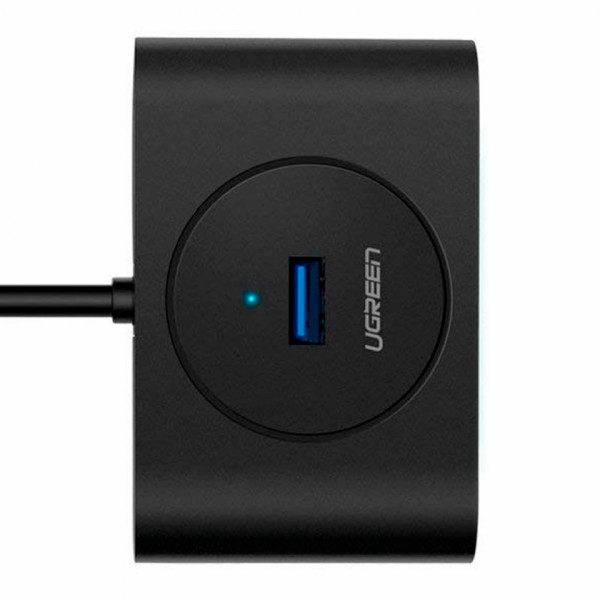 комп. USB HUB UGREEN USB 3.0 Hub 0.5m CR113 Black 20290