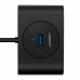 комп. USB HUB UGREEN USB 3.0 Hub 0.5m CR113 Black 20290