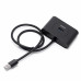 комп. USB HUB UGREEN USB 3.0 Hub 0.5m CR113 Black 20290