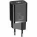 Сетевое зарядное устройство Baseus TZCCSUP-L01 Super Si Quick Charger Type-C 25W кабель Type-C-Type-C 1m Black