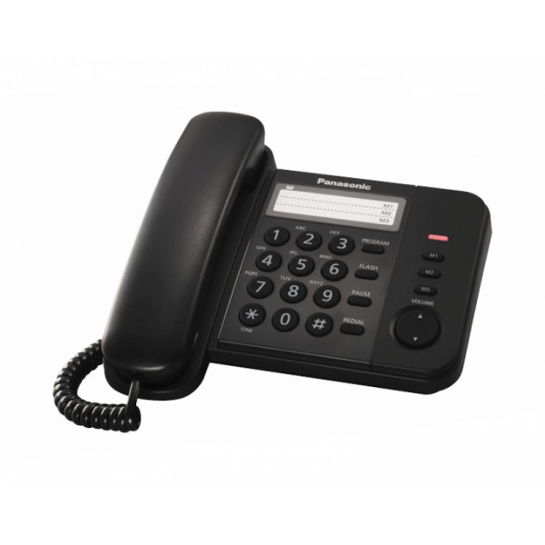 Телефонный аппарат Panasonic KX-TS2352RUB черный Телефонный аппарат Panasonic KX-TS2352RUB черный