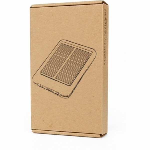 Зарядное устройство аккумулятор Power Bank Philadelphia 4000, солнечный, карт. упак., черный