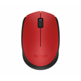 комп. мышь M171 беспровод.оптич., USB Red Logitech