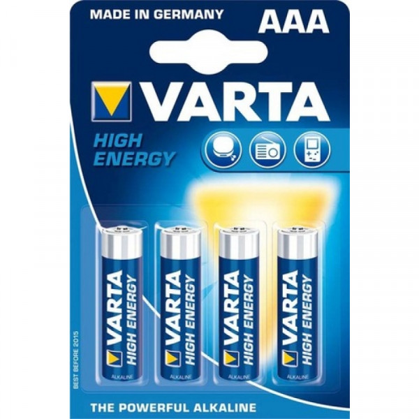 бат_гальв. эл-т щел. алкал. 1,5 V LR03 ААА 2шт. VARTA HIGH ENERGY 