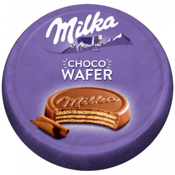 Вафли Milka. Choco Wafer 30 гр., с какао, покрытые молочным шоколадом
