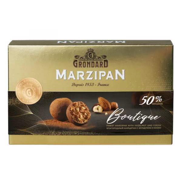 Конфеты Grondard. Cocoa Boutique 120 гр., с корпусом из марципановой массы Конфеты Grondard. Cocoa Boutique 120 гр., с корпусом из марципановой массы