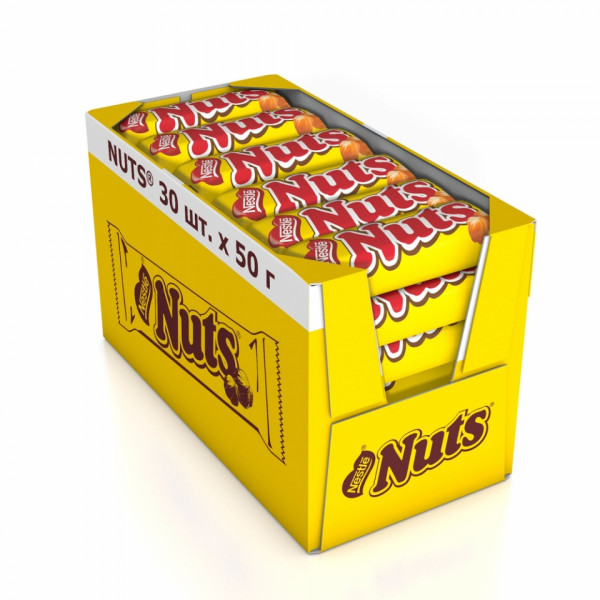 Шоколадный батончик Nuts 50 гр.