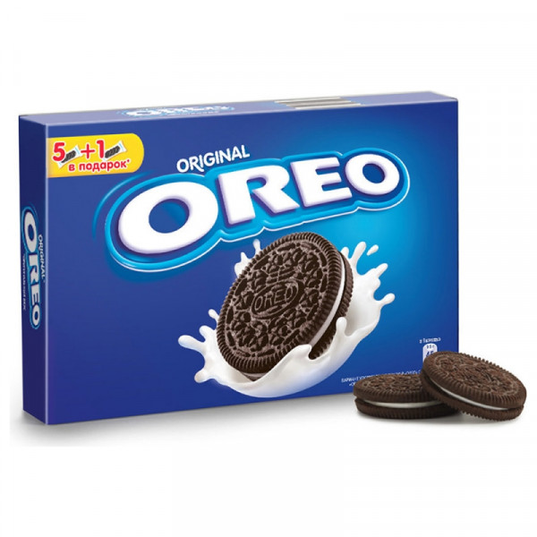 Печенье Oreo 228 гр., с какао и ванильной начинкой