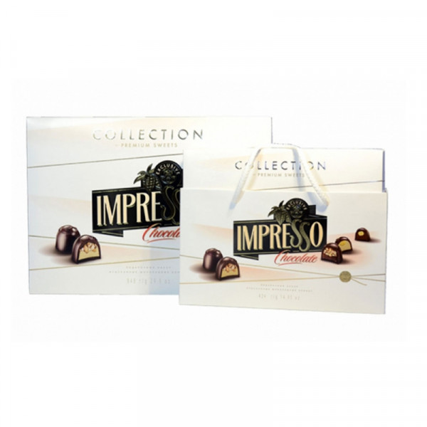 Конфеты в наборе Impresso Premium 424 гр., белый Конфеты в наборе Impresso Premium 424 гр., белый