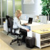 Уничтожитель Fellowes® PowerShred® LX41, DIN P-4, 4х12мм, 8лст., 17лтр.,уничт.: скобы,скр., пл.карты,