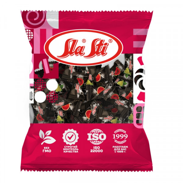 Карамель леденцовая Sla Sti. Микс 200 г., со вкусом мохито, арбуз, грейпфрут