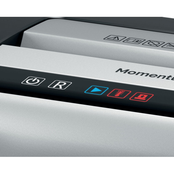 Уничтожитель Rexel Momentum X410 P-4, 4*28мм, до 10 листов, 23 литра