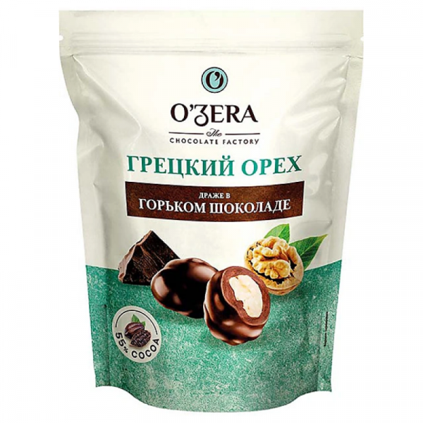Драже O`Zera 150 г., грецкий орех в горьком шоколаде