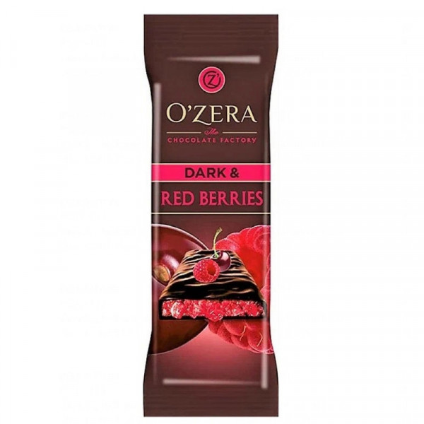 Шоколад горький O`Zera Dark & Red berries 40 гр.