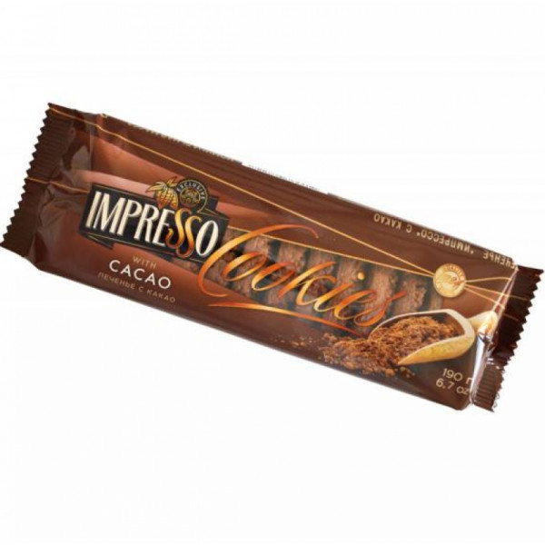 Печенье Impresso 190 гр., с какао