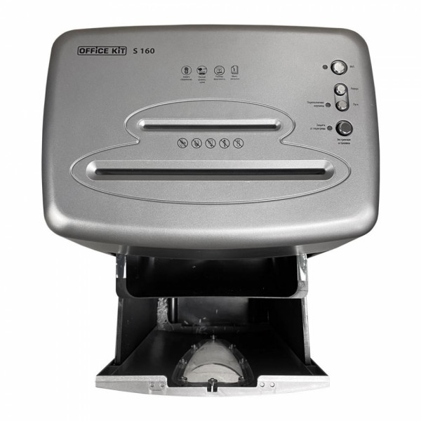 Уничтожитель Office Kit S160 2x6 P-5, 2х6 мм, 4 лист., 20литров