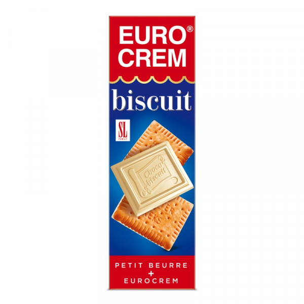 Печенье Eurocrem. Biskvit 125 г., сливочное с молочным кремом