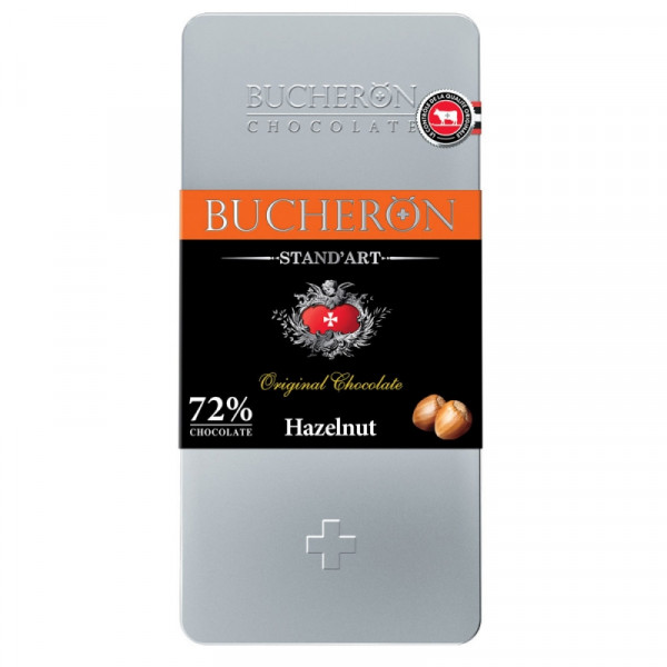 Шоколад горький Bucheron 100г, с фундуком, ж/б Шоколад горький Bucheron 100г, с фундуком, ж/б