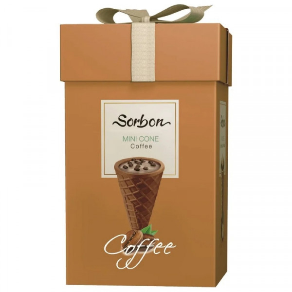 Конфеты Sorbon. Кофейный 200 гр., хрустящий мини-рожок кофе и воздушные зёрна