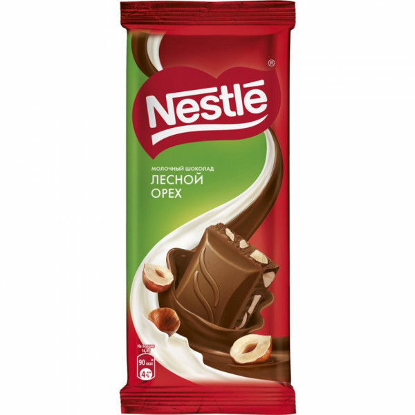 Шоколад молочный Nestle 82 гр.