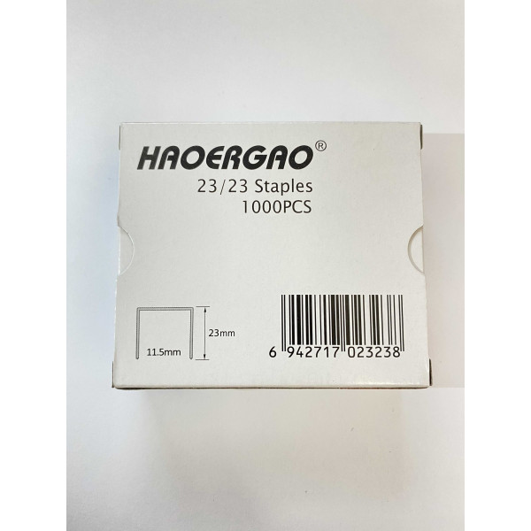 Скоба № 23/23 HAOERGAO 1000шт.