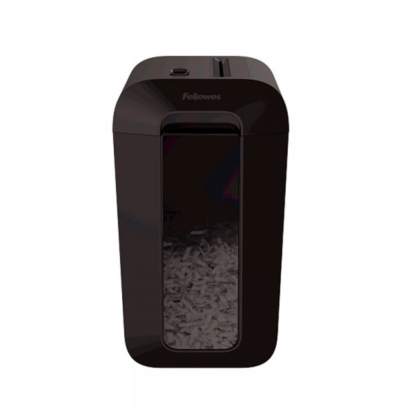 уничтожитель Fellowes® Powershred® LX65 DIN P-4, 4х40мм, 10лст., 22лтр., SafeSense™, скобы/скрепки/пл.карты