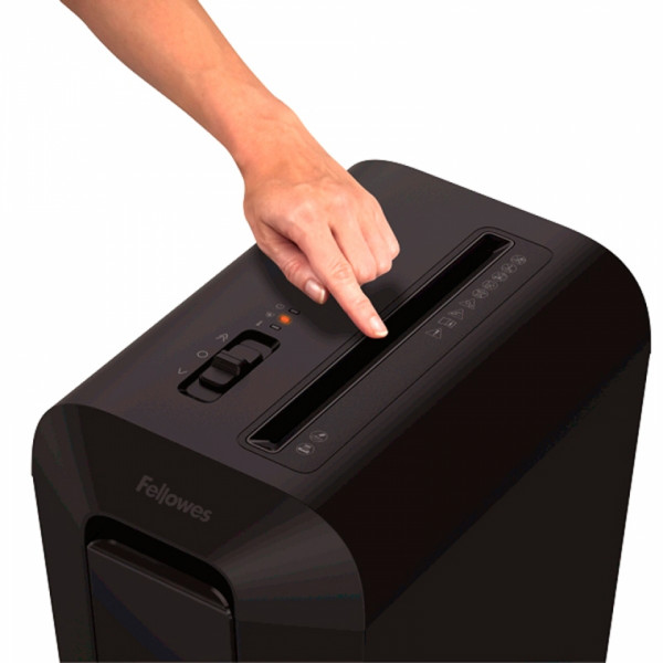 уничтожитель Fellowes® Powershred® LX65 DIN P-4, 4х40мм, 10лст., 22лтр., SafeSense™, скобы/скрепки/пл.карты