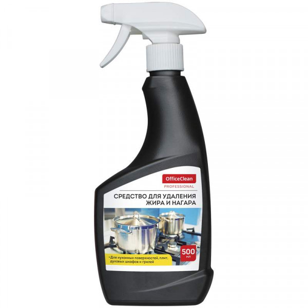 Средство чистящее OfficeClean Professional. Антижир гель, с курком, 500мл.