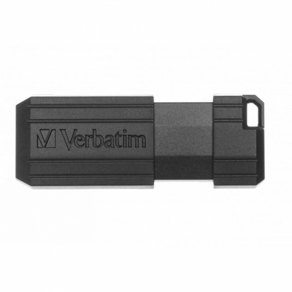 Карта памяти USB Flash 2.0 64 Gb PinStripe Store 'n' Go пластик, черный