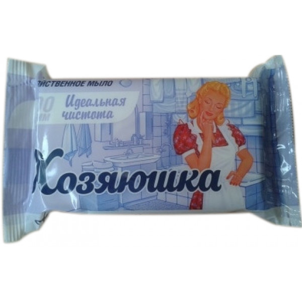Мыло хозяйственное Хозяюшка Идеальна чистота, 65 ,200гр., цв.белый, РБ