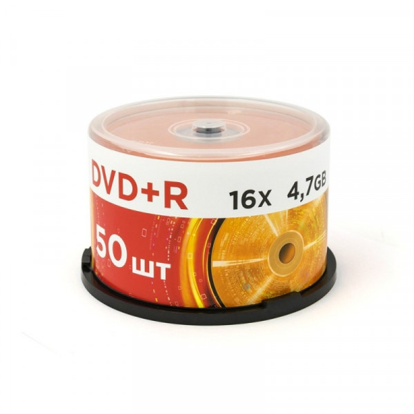 диск DVD+R 4,7 Гб запис. 16х. Mirex Cake box 50 шт. UL130013A1B