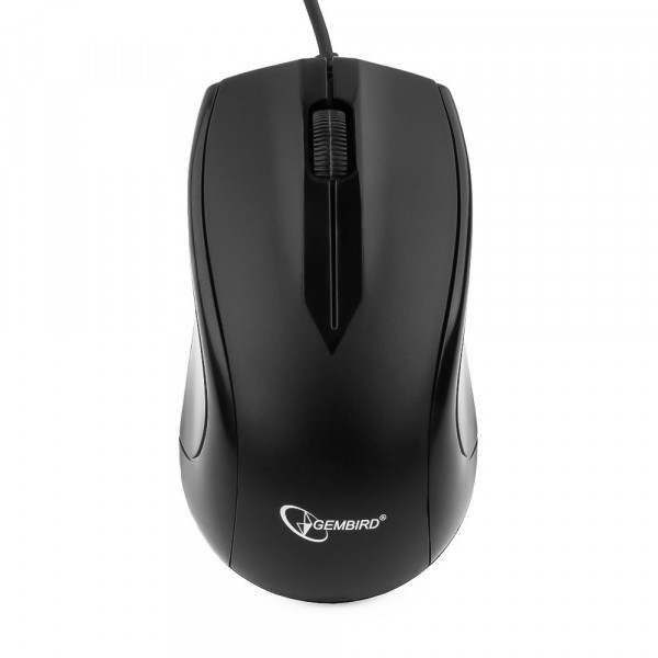 Мышь компьютерная Gembird MUSOPTI9-905U USB, проводная, черная