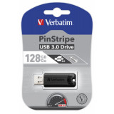 Карта памяти USB Flash 3.2 128 Gb PinStripe Store 'n' Go пластик, черный