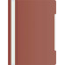 Папка-скоросшиватель Бюрократ -PS20BROWN A4 прозрач.верх.лист пластик коричневый 0.12/0.16