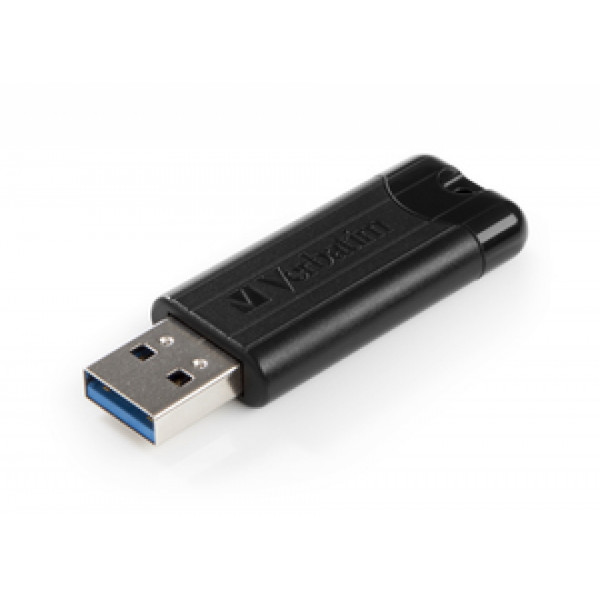 Карта памяти USB Flash 3.2 16 Gb PinStripe Store 'n' Go пластик, черный