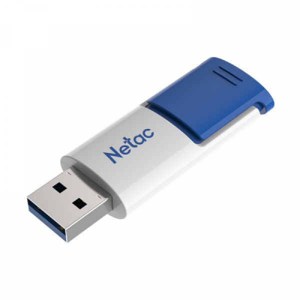 Карта памяти USB Flash 3.0 64 Gb U182 Blue, пластик, синий, Netac