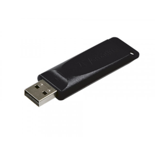 Карта памяти USB Flash 2.0 32 Gb Slider пластик, черный