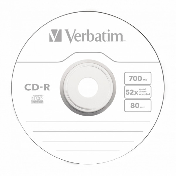 диск CD-R  10 шт/п/эт.упак 700 Мб Extra Protection Verbatim