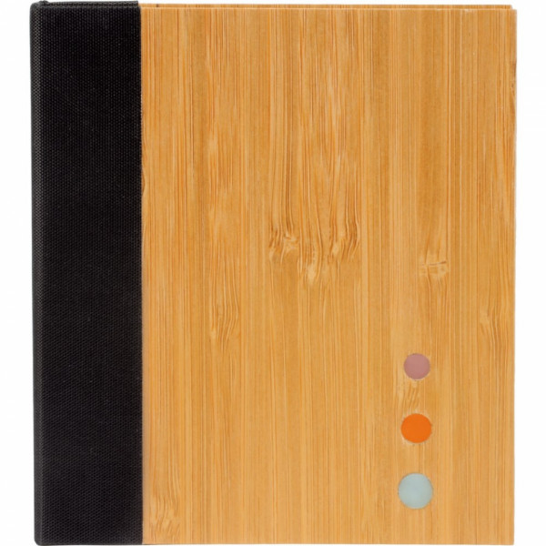 Бумага д/з на кл. осн. в наборе 120*108*21 мм Bamboo Note футляр кожзам., коричневый
