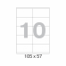 накл. 105х48  бел.   12/100 Yesli: