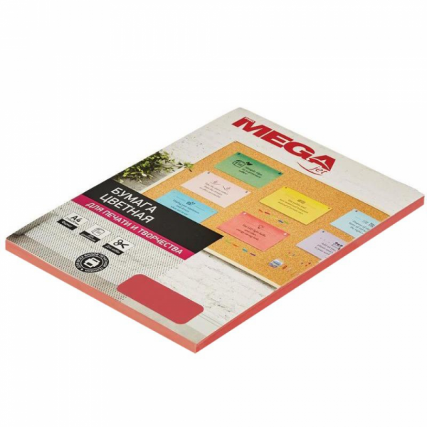 Бумага цветная A4, 80г/м, 100 л. Promega jet зеленая пастель