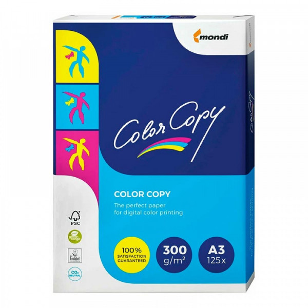 Бумага цифровая COLOR COPY бел. 300 г/м2, 420x297 мм A3 в пачках по 125 л.
