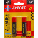 Батарейки deVENTE. Alkaline алкалиновая, AA, LR6, 1,5В, 2 шт в блистере, 9010102 Батарейки deVENTE. Alkaline алкалиновая, AA, LR6, 1,5В, 2 шт в блистере, 9010102