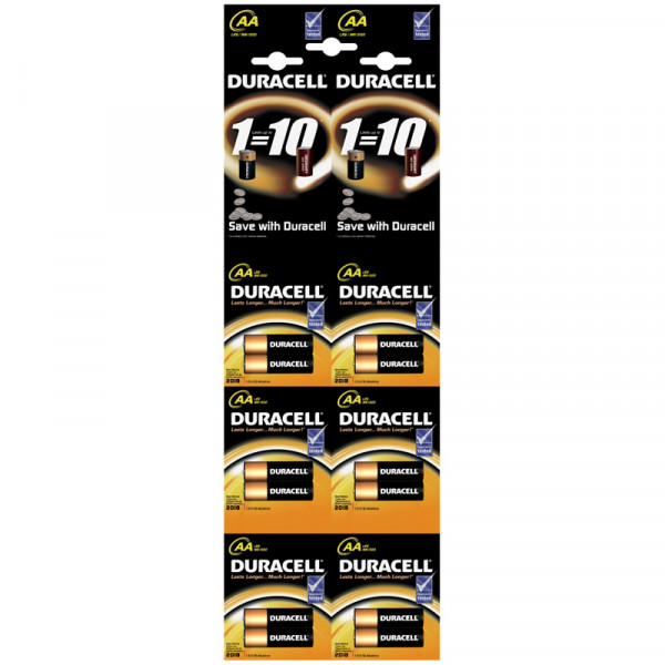 Батарейка Duracell Basic AA LR06 2BL