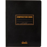 Книга для записей B5 190*250, 80л., лин Rhodia Classic склейка сбоку, обл. карт., черный