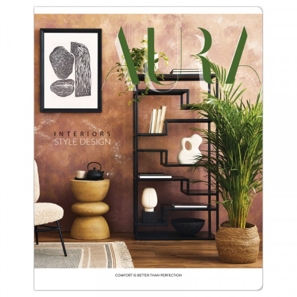 Тетрадь А5 40 л., клет. Стиль. Interiors design, скоба сбоку, обл. карт., ассорти